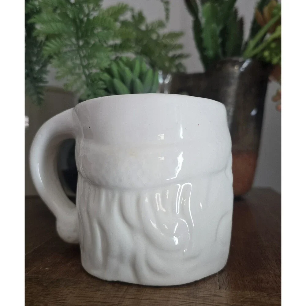 Vintage Santa Claus Face Mug ~   Christmas